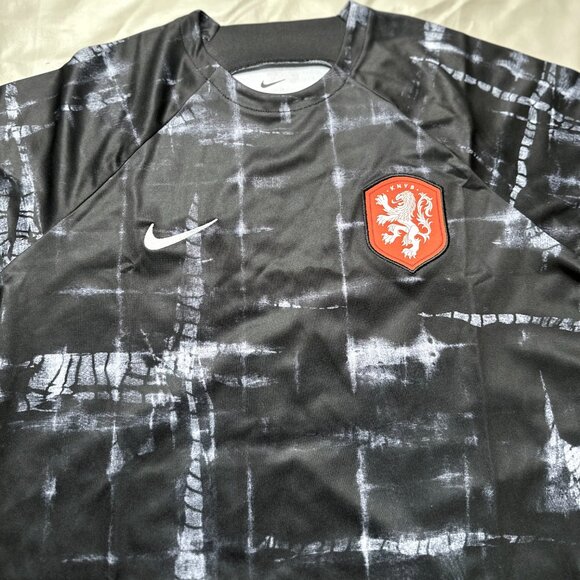 Nike women's Large Dri Fit 2022-23 Netherlands  KNVB Football Soccer Jersey - Picture 7 of 12